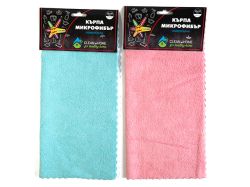 КЪРПА МИКРОФИБЪР 30/30СМ. УНИВЕРСАЛНА ЛАЗЕРНО ИЗРЯЗАНА