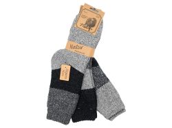 ЧОРАПИ МЪЖКИ ТРИЦВЕТНИ С ВЪЛНА 40-46