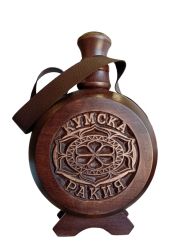 Бъклица ,, КУМСКА РАКИЯ " Детелина / Грозд - 350 мл със стъклен контейнер