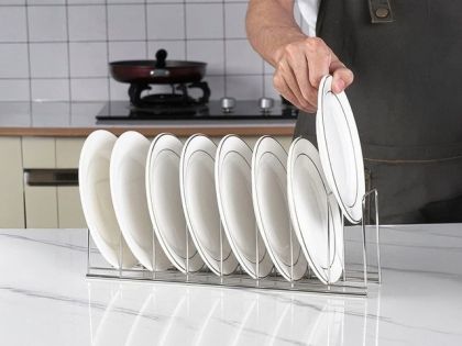 ПОСТАВКА ЗА СЪДОВЕ ХРОМ 30X9X10СМ