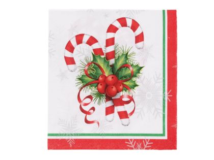 КОЛЕДНИ САЛФЕТКИ 33/33СМ. 20БР. ПРАЗНИЧНА КОЛЕДА