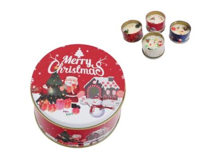 КОЛЕДНА СВЕЩ АРОМАТНА 7.5/4.5СМ.