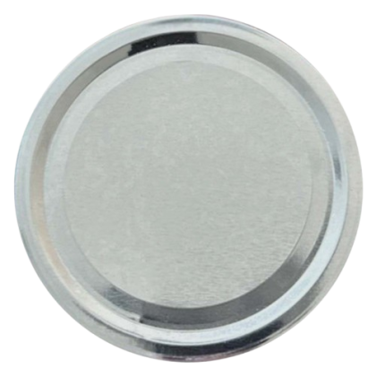 Капачка 82 h 15 мм - сребро