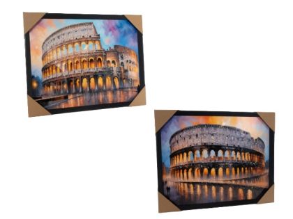 КАРТИНА С КАМЪНИ 40/50СМ. ЗАЛЕЗ В РИМ