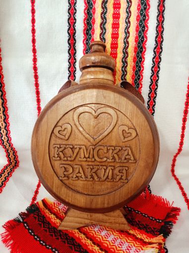 Бъклица " Кумска ракия, сърца " 1000 мл