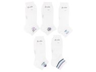 ЧОРАПИ ДАМСКИ ГЛЕЗЕН ФИГУРАЛНИ БЯЛО/ТЮРКОАЗ 38-43