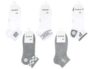 ЧОРАПИ МЪЖКИ ГЛЕЗЕН БЯЛО/СИВО 38-44