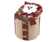 КОЛЕДНА КУТИЯ 10.5Х10СМ. ЧЕРВЕНО