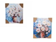 КАРТИНА 3D 30/30СМ. НАТЮРМОРТ МАРГАРИТКИ