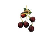 КОЛЕДНА ДЕКОРАЦИЯ ВИСЯЩА ТОПКИ 5БР. Ф6СМ/46СМ. ВИНЕН МАТ