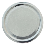 Капачка 82 h 15 мм - сребро