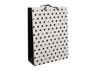 ПОДАРЪЧНА ТОРБИЧКА ЧЕРНО И БЯЛО 42/31/12см.