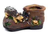 ГРАДИНСКА ДЕКОРАЦИЯ КАШПА ТАРАЛЕЖИ И КУБИНКА 22/12СМ.